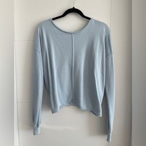 Abercrombie & Fitch size small blue pullover. Open twist back. Worn once.